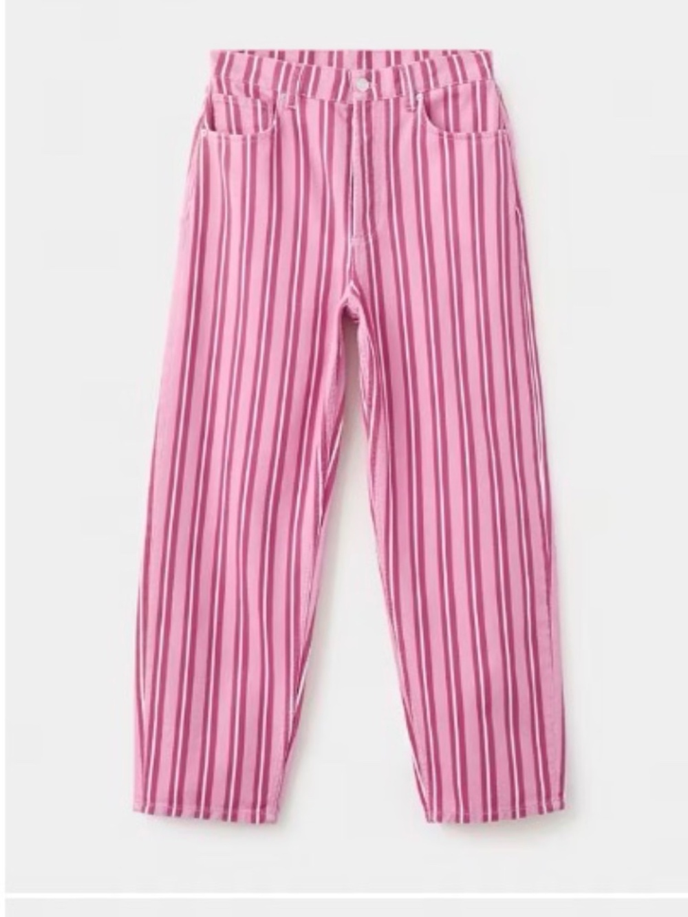 Straight-fit striped jeans - tags on -
